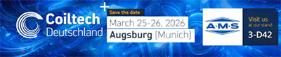 Nós expomos: Coiltech 2026 in Augsburg, Deutschland
